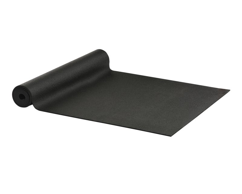 Ecoyogi studio mat zwart - 200 cm