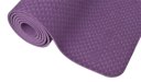 TPE yoga mat Aubergine front